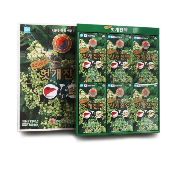 Nước uống bổ gan linh chi giải rượu Hàn Quốc
